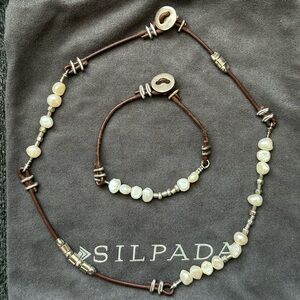SILPADA Retired Necklace & Bracelet set